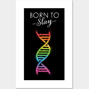 Dna Lgbtq Rainbow Pride Gay Gay Gay Posters and Art